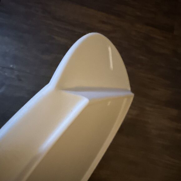 New Tupperware #3174 WHITE Over-the-Bowl Heavy Duty Cutting Board 10” - Picture 4 of 4